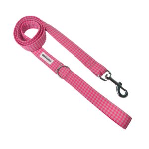 Correa simple vichy flúor rosa