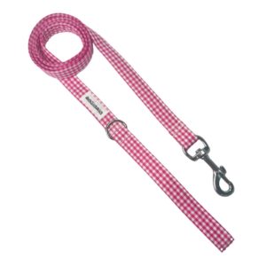Correa simple vichy fucsia