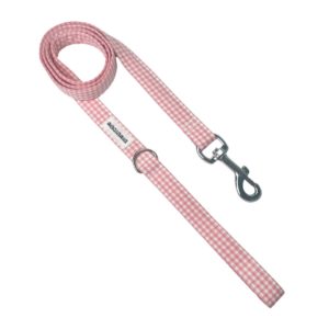 Correa simple vichy rosa