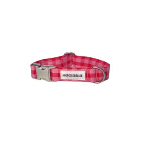 Collar vichy fresa
