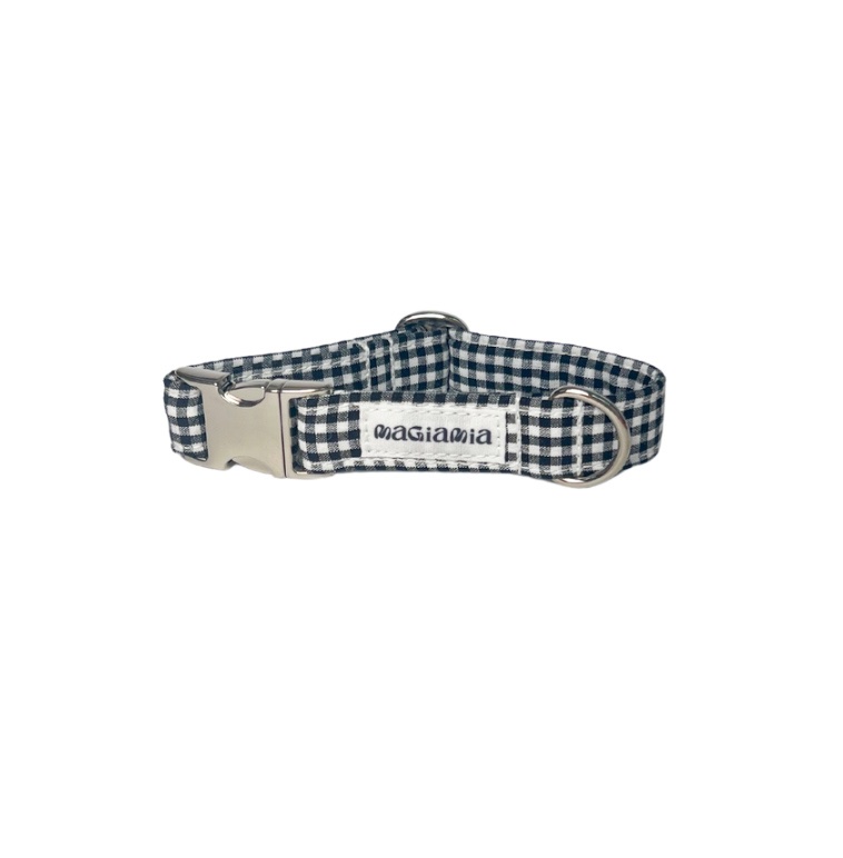 Collar vichy negro