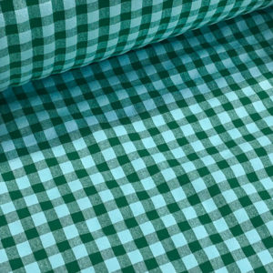 Bolsa (Tote bag) vichy bicolor verde
