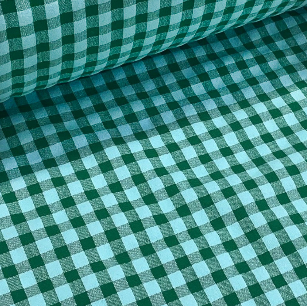 Arnés ajustable vichy bicolor verde
