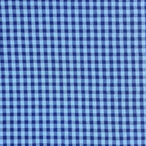 Bolsa (Tote bag) vichy bicolor azul