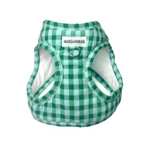 Arnés body vichy bicolor verde