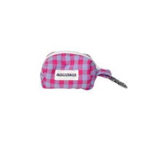 Portabolsas vichy bicolor violeta