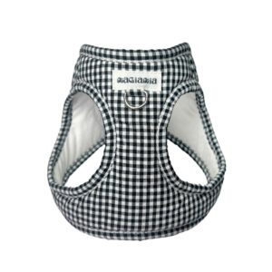 Arnés body vichy negro