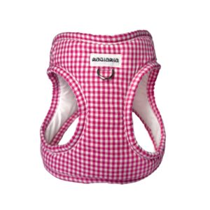 Arnés body vichy fucsia