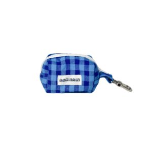 Portabolsas vichy bicolor azul