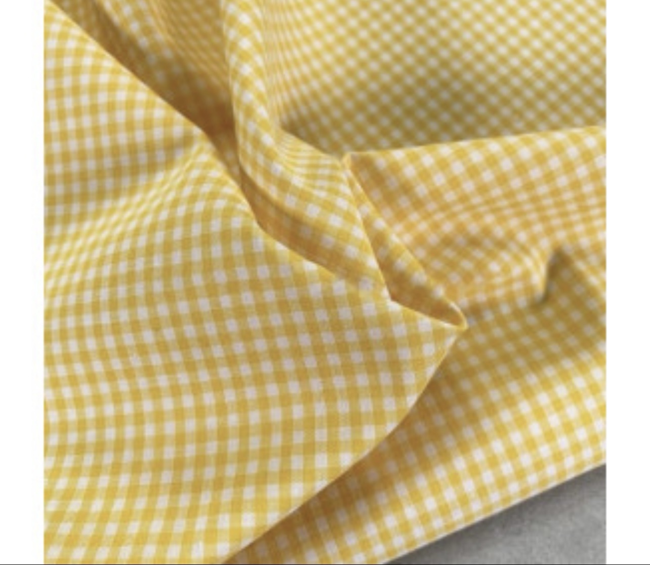 Llavero corazón vichy amarillo